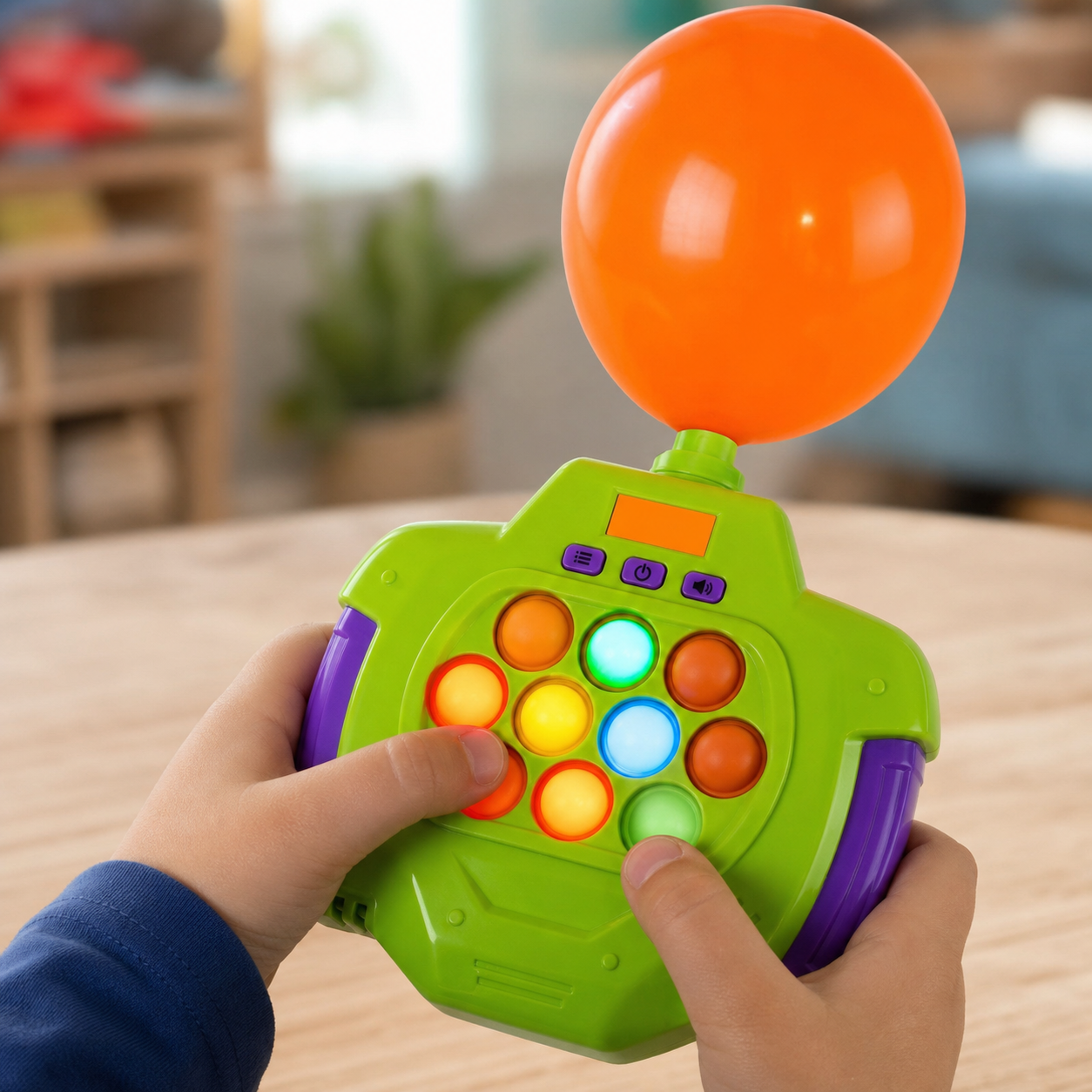 GLOW BALLOON POP® POP IT REVIENTA GLOBO CON LUCES Y SONIDOS ¡Tus hijos no pararán de reír!