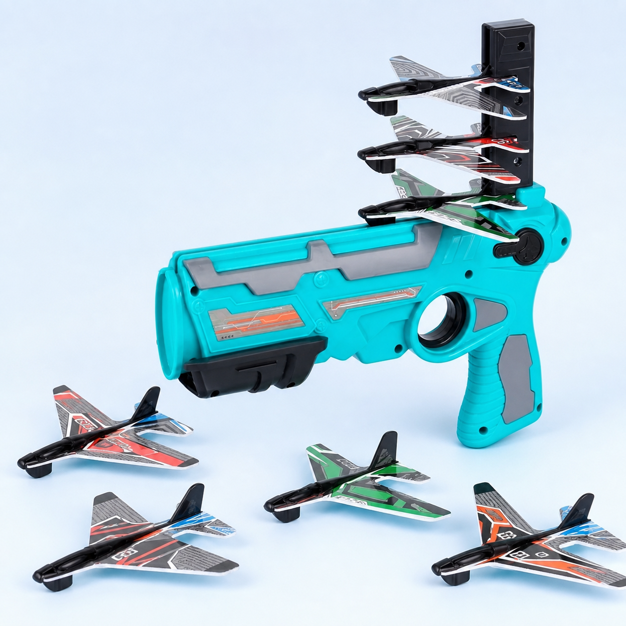 SKY LAUNCH KIDS® LANZADOR CATAPULTA CON 4 AVIONES ¡Y que despegue la entretención!