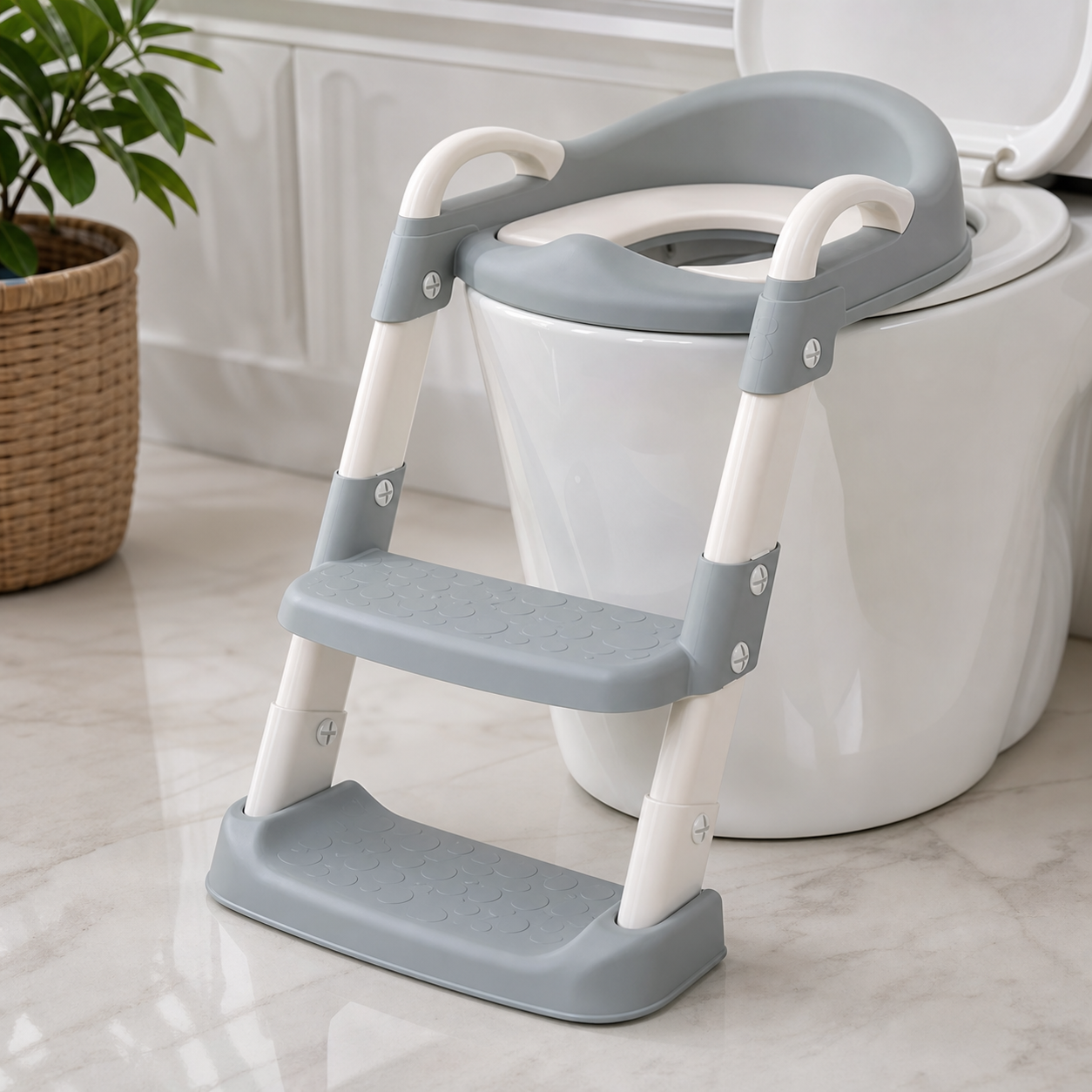 POTTY STEP KIDS® ASIENTO ADAPTADOR ESCALERA PARA INODORO INFANTIL ¡Autonomía y seguridad!