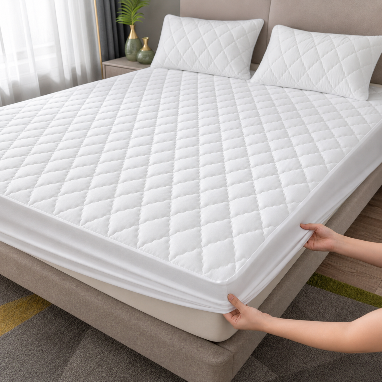 SLEEP GUARD PRO® CUBRE COLCHÓN IMPERMEABLE 2 PLAZAS