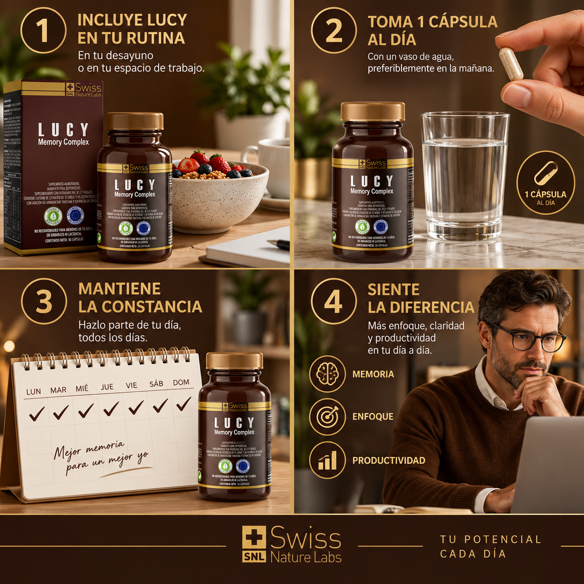 LUCY MEMORY COMPLEX®  ¡ACTIVA TU MEMORIA Y ACLARA TU MENTE!