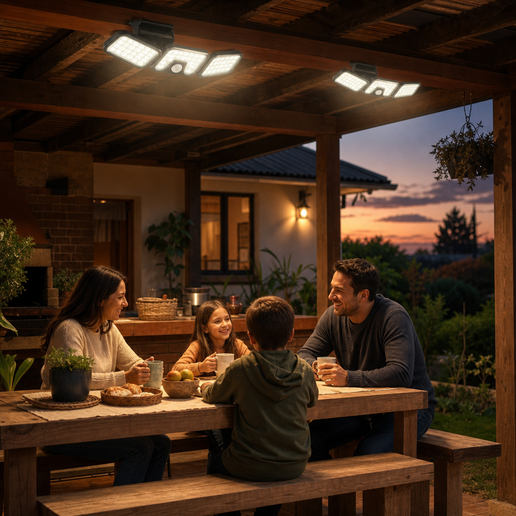 SOLARGLOW 3X® 3 LÁMPARAS LED SOLAR PARA EXTERIORES Ilumina afuera sin cables ni cuenta de luz