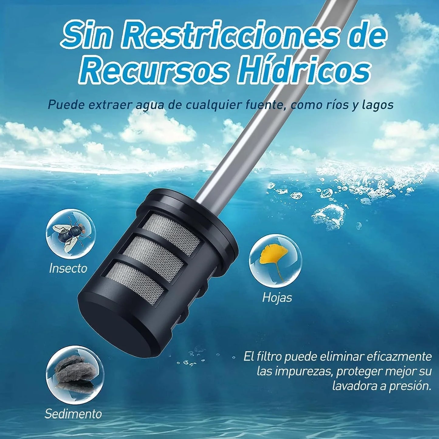 Hidrolavadora Portátil HidroMax® + ¡ASPIRADORA DE REGALO! + BATERÍA EXTRA