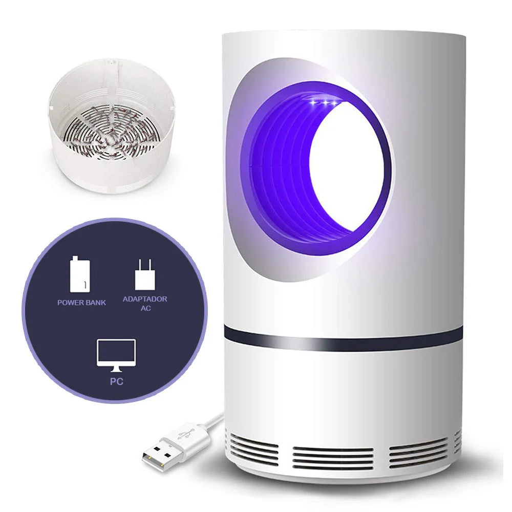 Lámpara LED Atrapa Zancudos – Protección y descanso sin químicos
