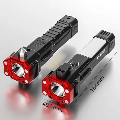LINTERNA MARTILLO DE SUPERVIVENCIA - ¡Te REGALAMOS EL DOBLE de tu compra!