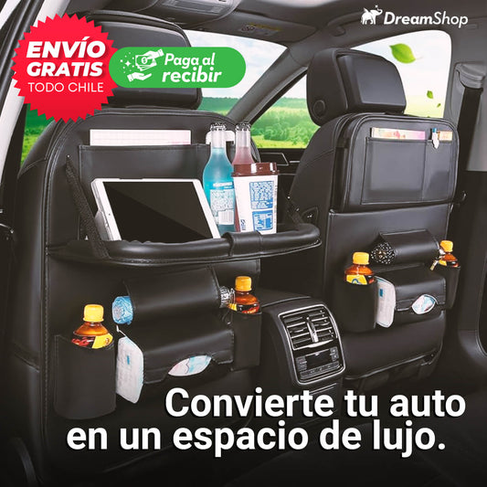 Organizador de cuero de lujo.