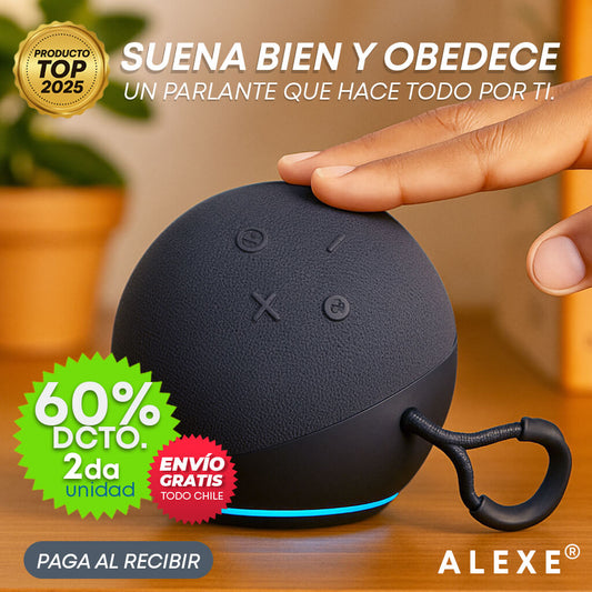 PARLANTE INTELIGENTE ALEXE® - TE ESCUCHA Y TE OBEDECE MIENTRAS SUENA INCREÍBLE.