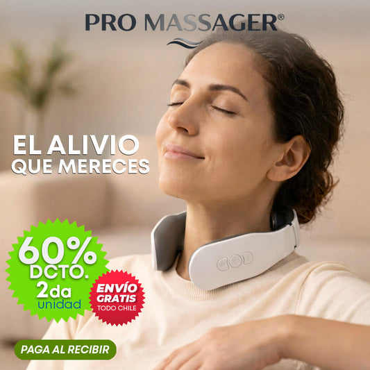 Masajeador de Cuello PRO MASSAGER® ¡RECUPERA TU ALIVIO DIARIO!