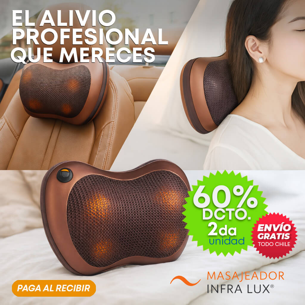 MASAJEADOR INFRA LUX® Doble Hélice - ¡ALIVIO INMEDIATO EN TODO EL CUERPO!
