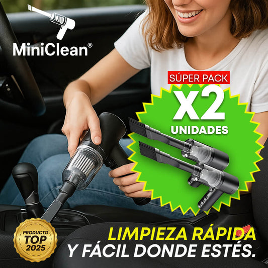 Aspiradora Portátil MiniClean® – ¡PACK X2 UNIDADES!