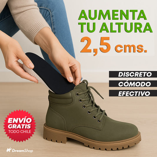 PLANTILLAS ELEVADORAS – Aumenta tu Estatura al Instante y sin que Nadie lo Note