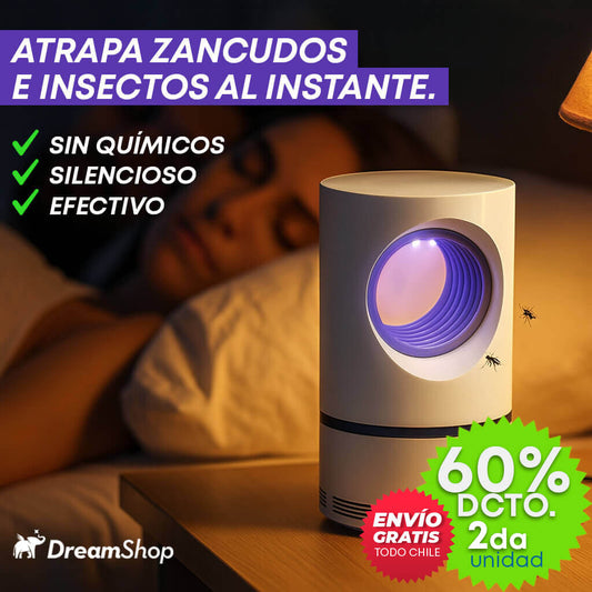 Lámpara LED Atrapa Zancudos – Protección y descanso sin químicos