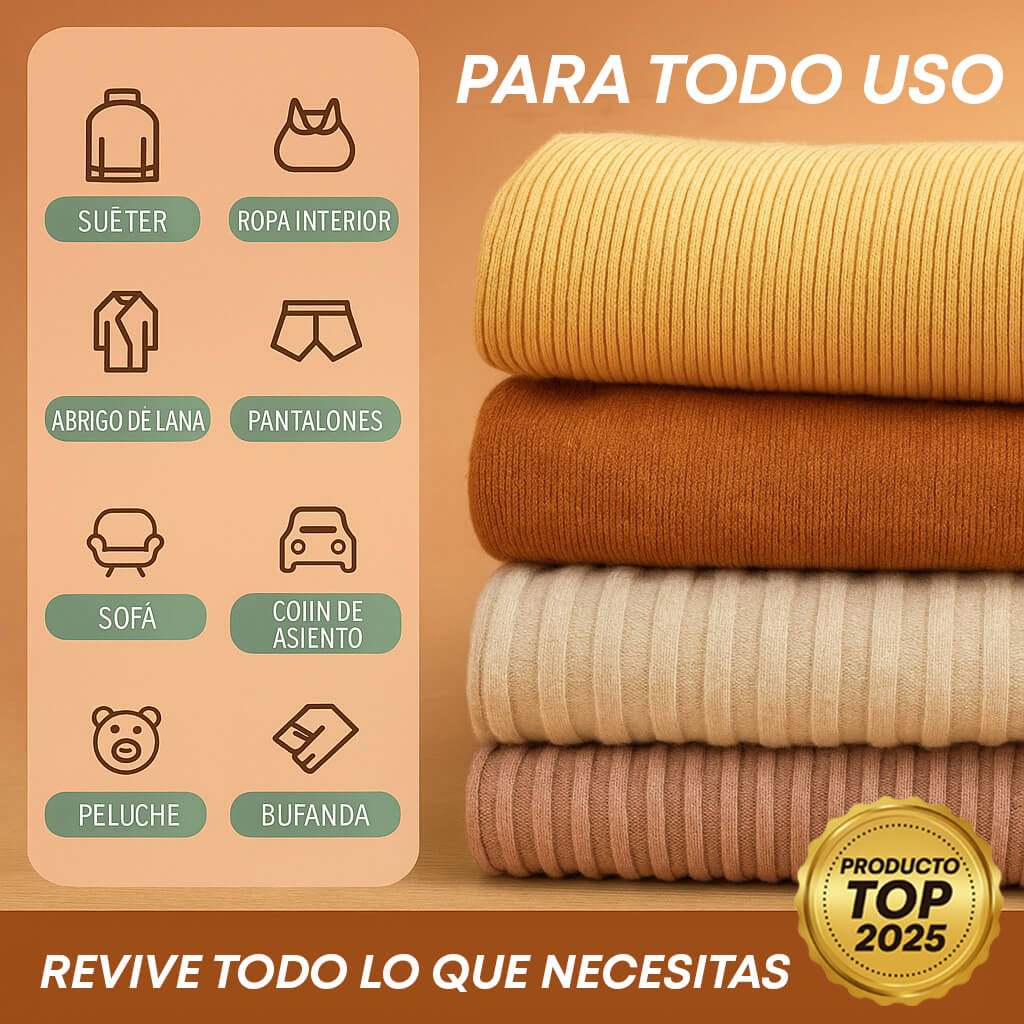 Quita pelusas Revive Pro®  – Dale una segunda vida a tus prendas en minutos