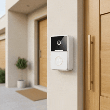 SMART DOORBELL PRO® TIMBRE INALÁMBRICO CON CÁMARA WIFI ¡Seguridad antes de abrir tu puerta!