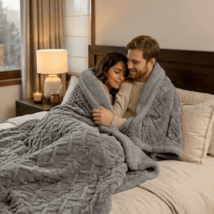 WINTER LUXE® FRAZADA PREMIUM 2KG 200x220CM ¡Calor real de una manta premium!