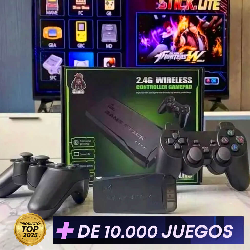 Consola Retro®  + de 10.000 Juegos – ¡Vuelve a Disfrutar los mejores juegos de la historia!