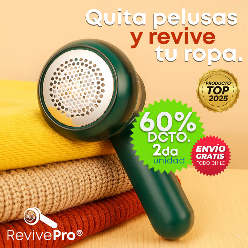 Quita pelusas Revive Pro®  – Dale una segunda vida a tus prendas en minutos