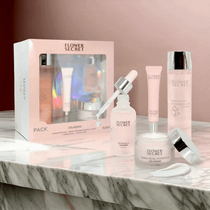 FLOWER SECRET® SET COMPLETO ANTIEDAD - ¡TU PIEL MÁS JOVEN!